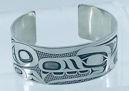 Terrence Campbell Bracelet Silver 1" - Wolf