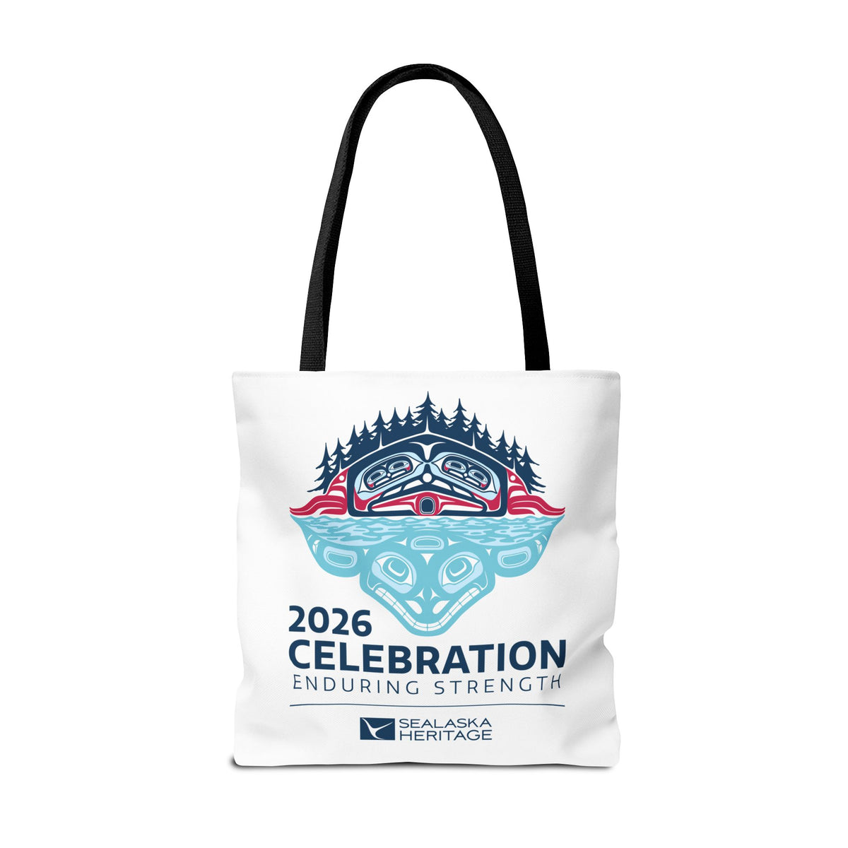 2026 Celebration Enduring Strength tote bag | Indigenous Pacific Northwest design