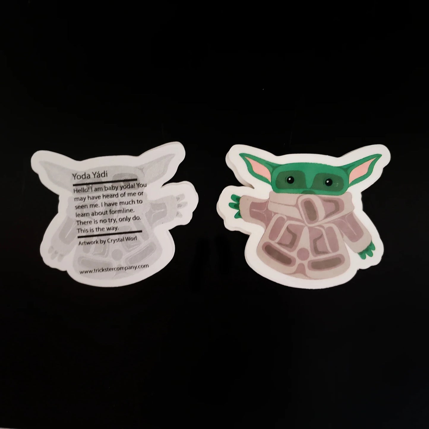 Trickster Yoda Yádi Sticker