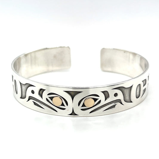 Grant Pauls Bracelet Silver & Gold 1/2" - Split Eagle