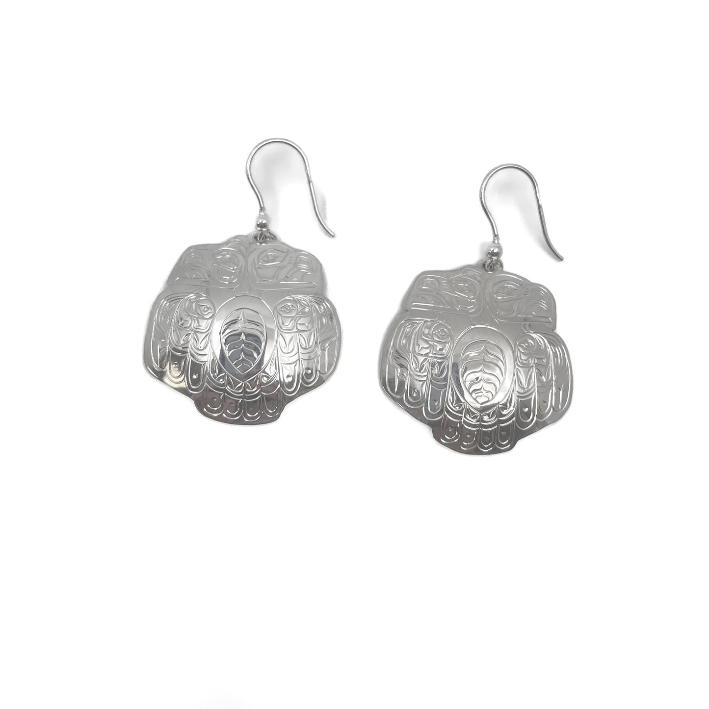 Tammy Owens Silver Earrings - Lovebirds One Body