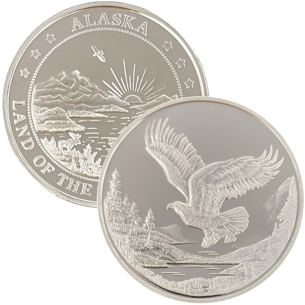 Eagle In Flight Medallion 1 oz Silver