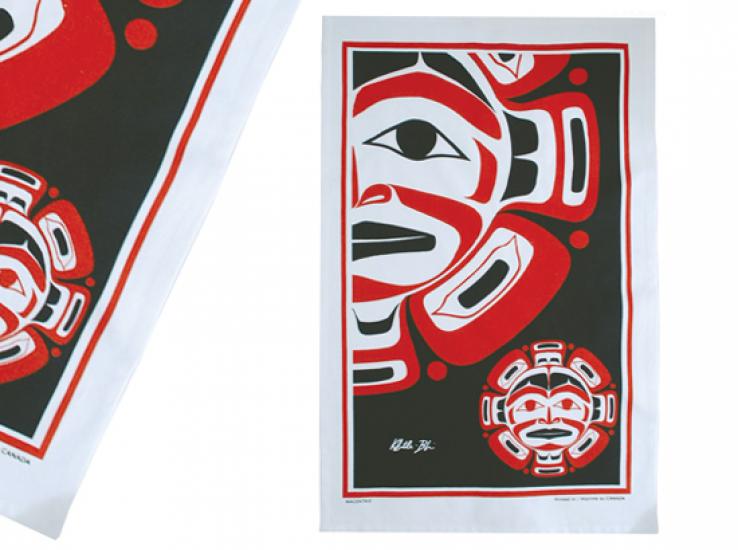 Klatle-bhi Moon Mask Cotton Tea Towel