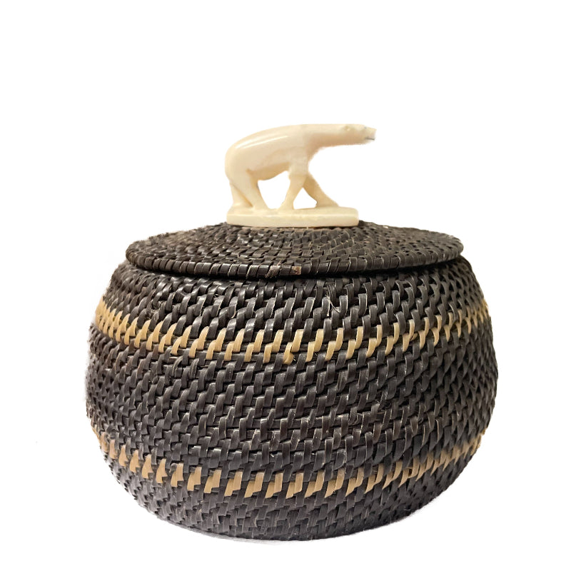 Herbert Koonuk Baleen Basket - Vintage