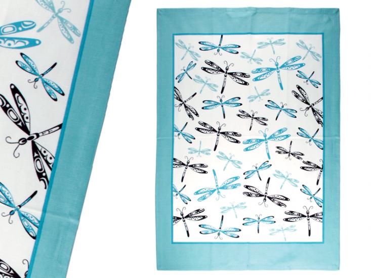Dragonfly Textile Line Tea Towel