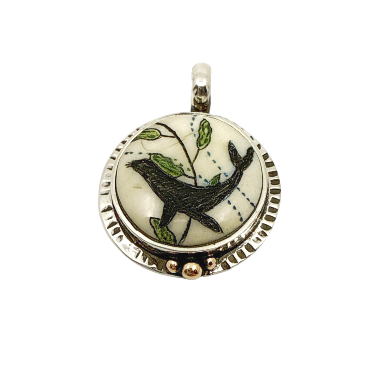 Dawn Wallace Pendant Seal Scrimshaw