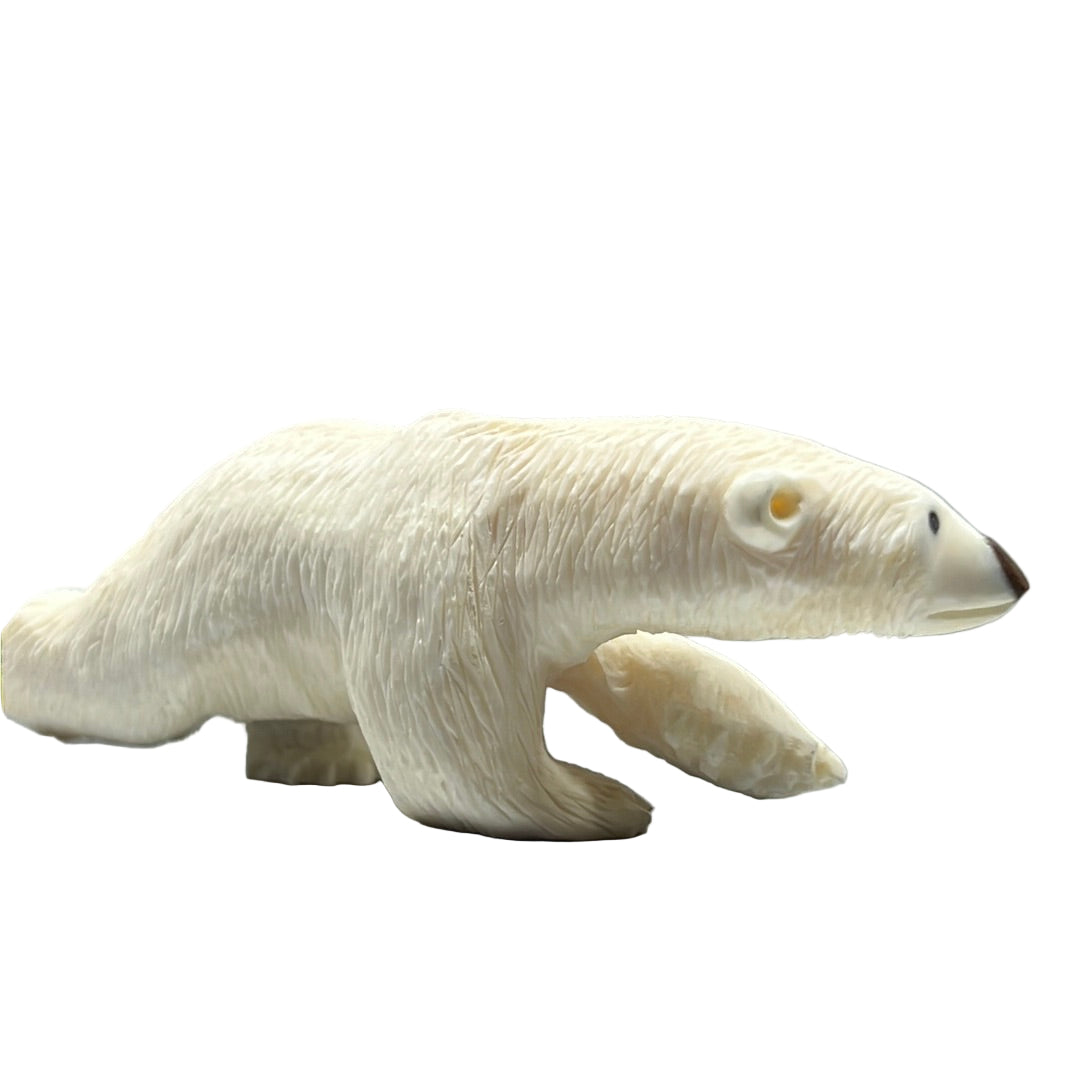 Ivory- Uglowook; Walking Bear, Baleen,