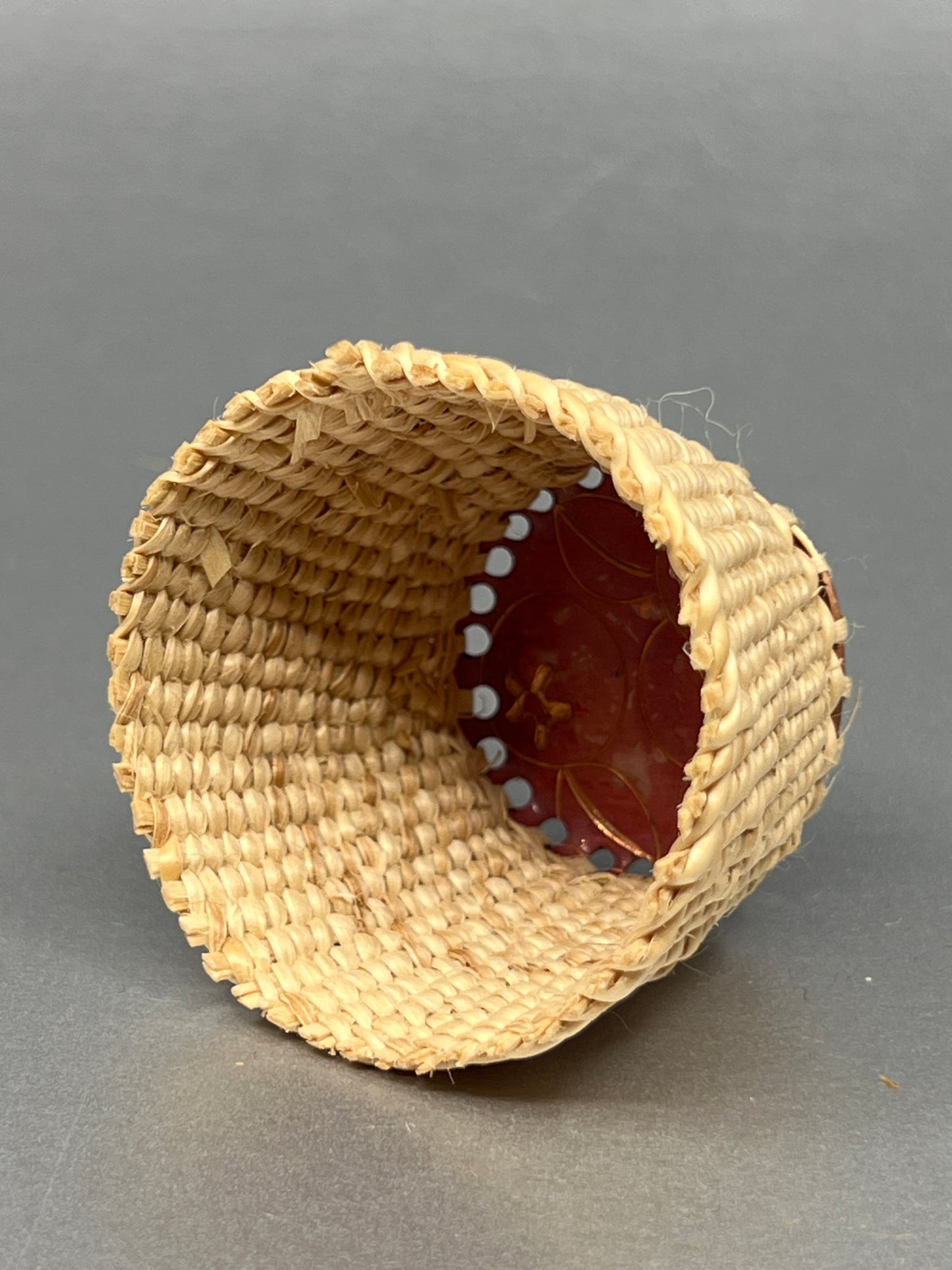 Basket- Wheeler; Spruce Root, Copper