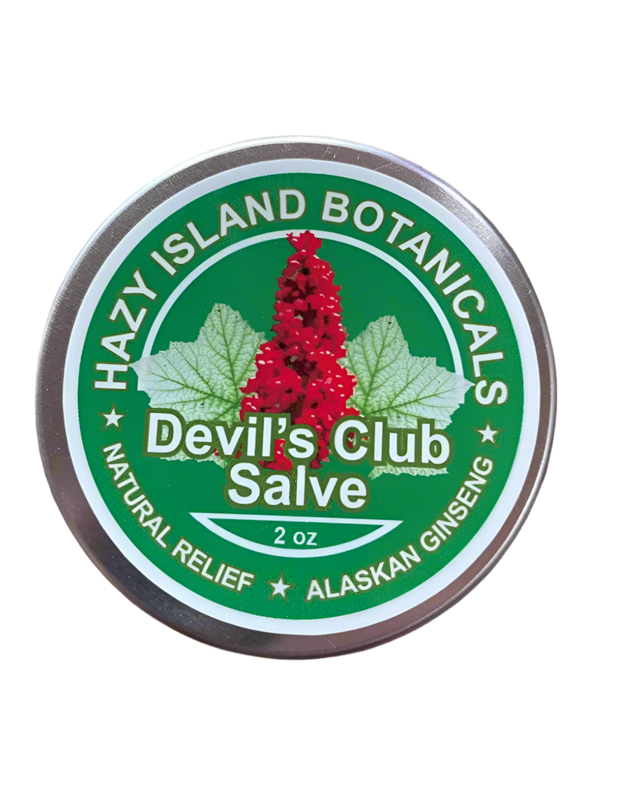 Hazy Island Botanicals Devil's Club Salve, Double Strength - 2 oz