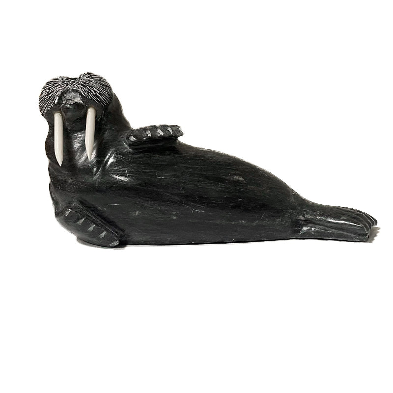 Thomas Ekak Soapstone Walrus - Vintage