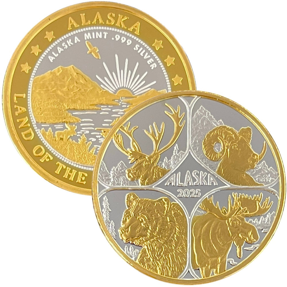 2025 Big Four Medallion 1 oz Double Sided Gold Relief