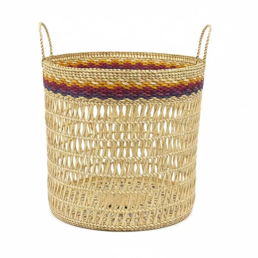 Deborah Head Open Weave Sunset Cedar Basket