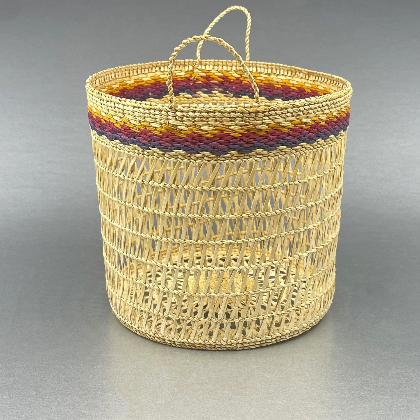 Deborah Head Open Weave Sunset Cedar Basket