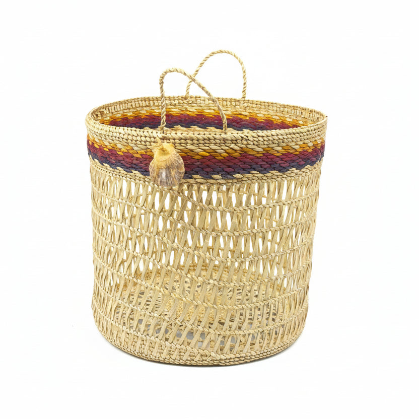 Deborah Head Open Weave Sunset Cedar Basket