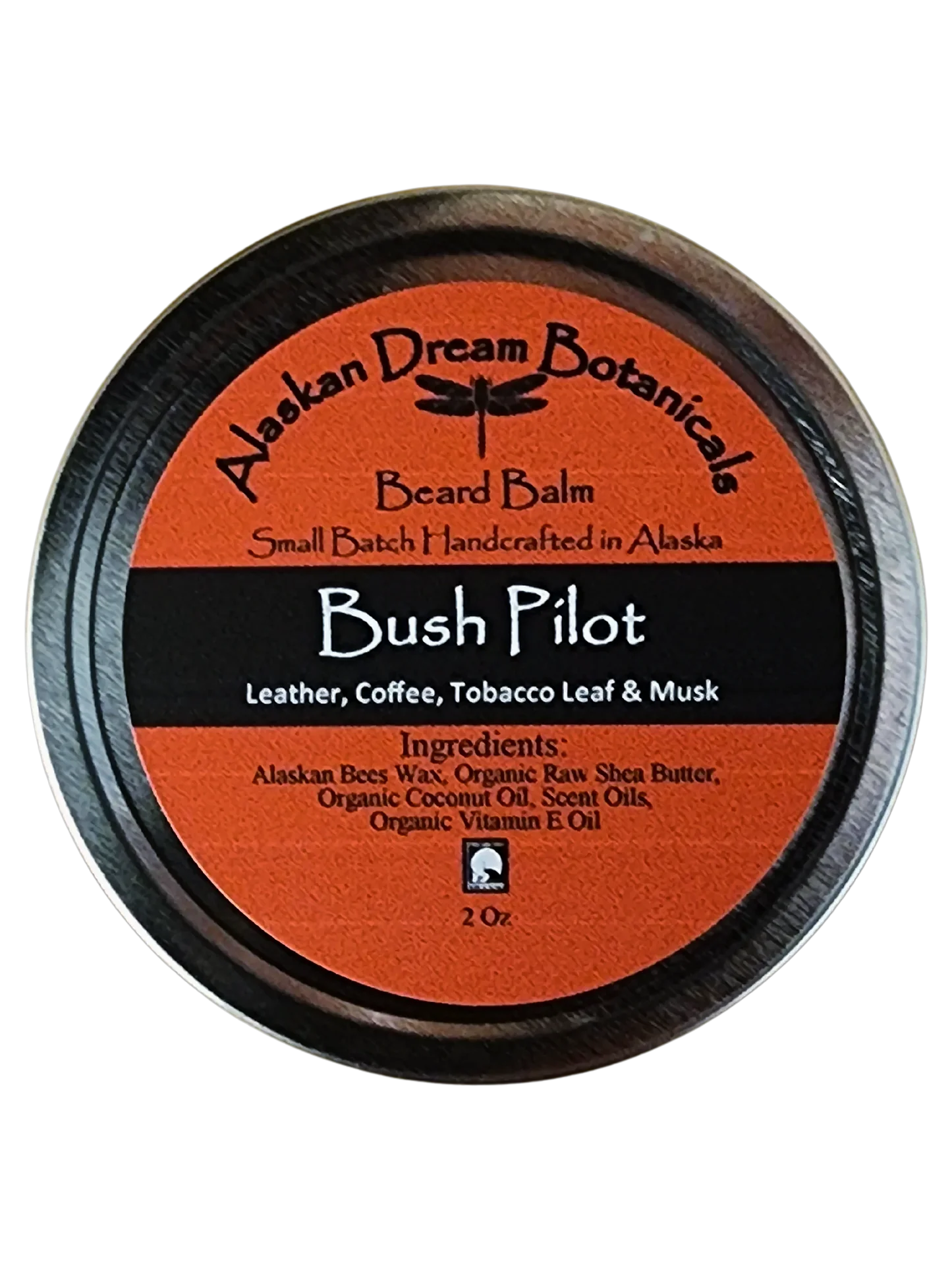 Bush Pilot Beard Balm – Leather, Coffee, Tobacco Leaf & Musk