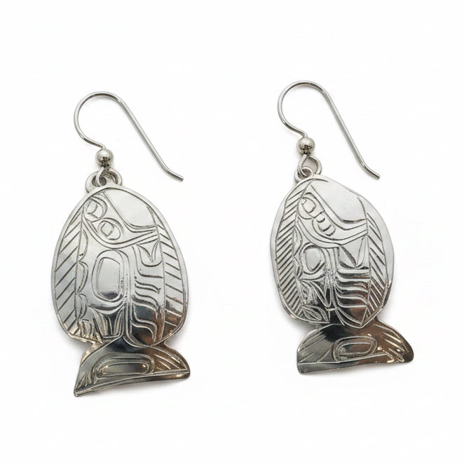 Gene Chilton Earrings Silver - Halibut