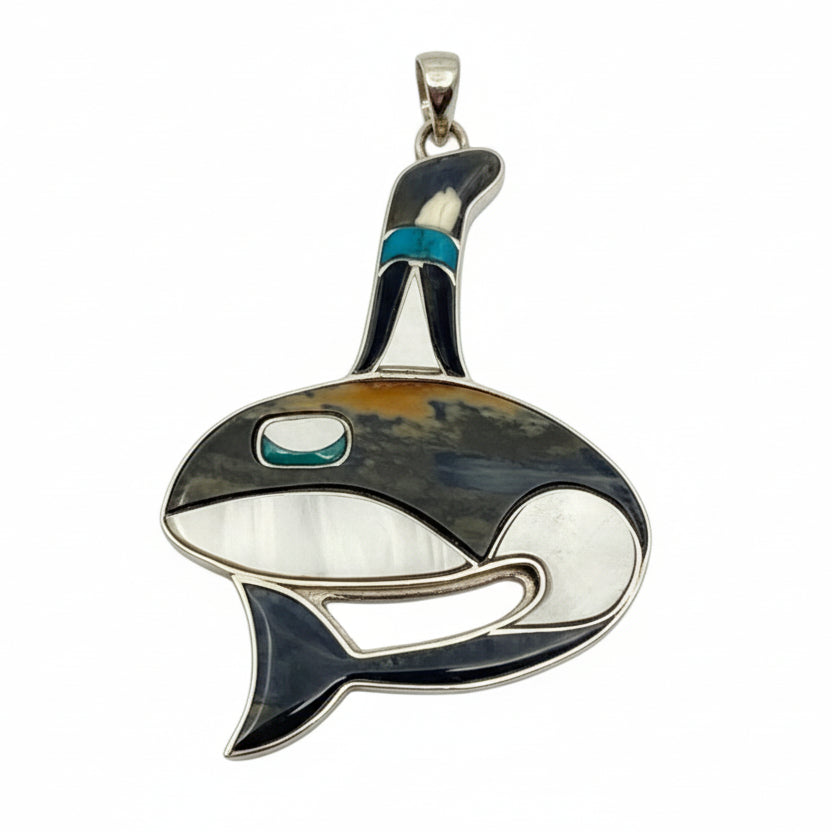 David Wallace Orca Pendant