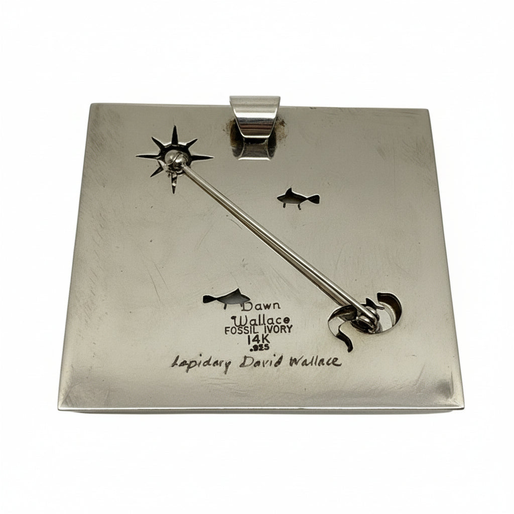 Dawn Wallace Dual Pin Pendant Sea Otter