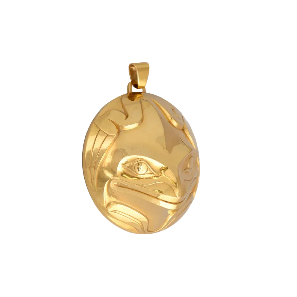 Robert Davidson Pendant 22k Gold - Frog