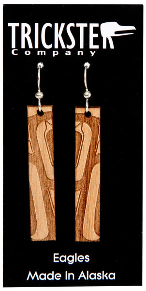 Trickster Co. Alderwood Bar Earrings