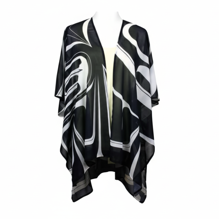 Sheer Chiffon Cardigan (Eagle)