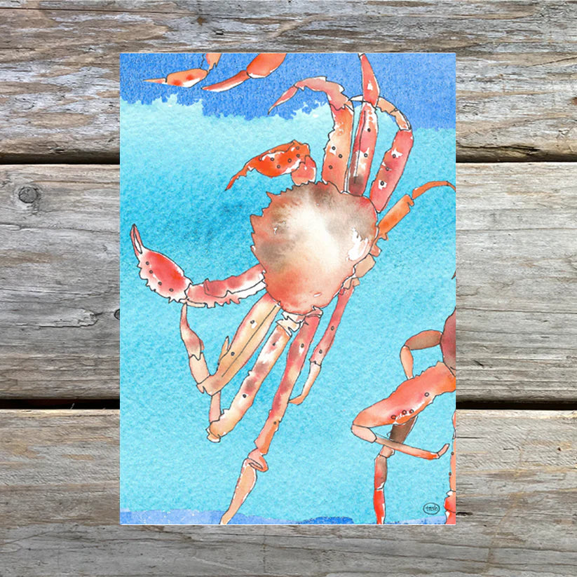 Art Card - Crab Dip Illustrated Recipe 5 x 7