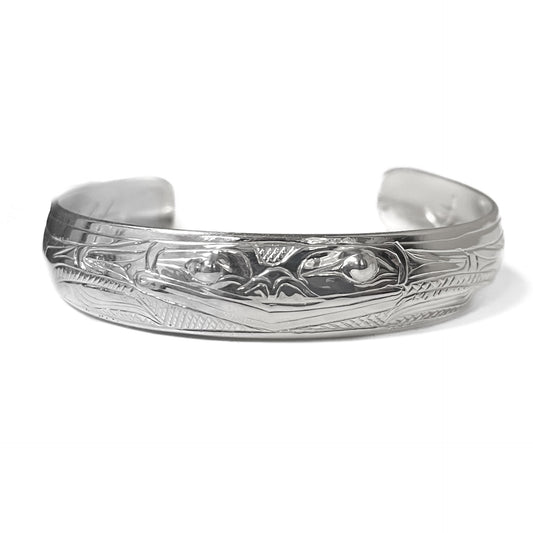 Gene Chilton Bracelet Silver 1/2" - Frog