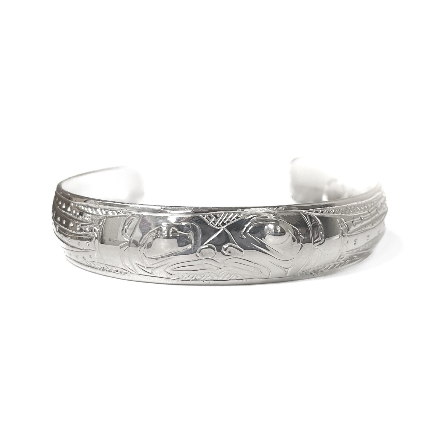 Gene Chilton Bracelet Silver 1/2" - Octopus