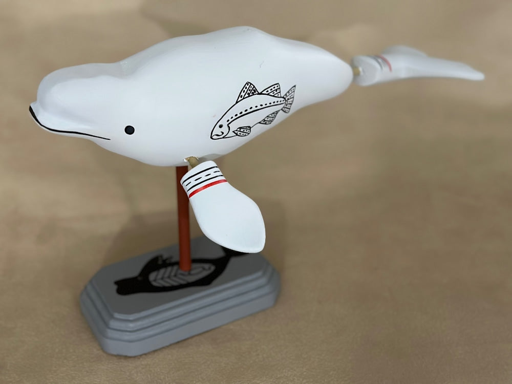 Sculpture - Amos; Wood & Paint, Spirit Animal
