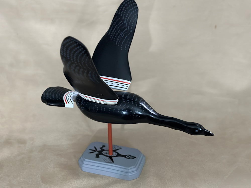 Sculpture - Amos; Wood & Paint, Spirit Animal