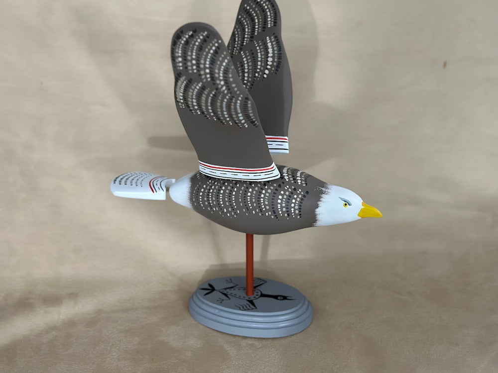 Sculpture - Amos; Wood & Paint, Spirit Animal