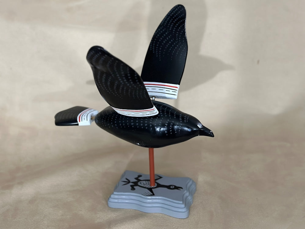 Sculpture - Amos; Wood & Paint, Spirit Animal