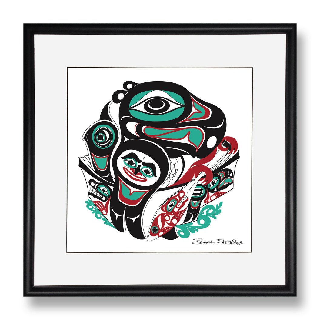 Shotridge Studios 8"x8" Framed Art Print - Various Designs