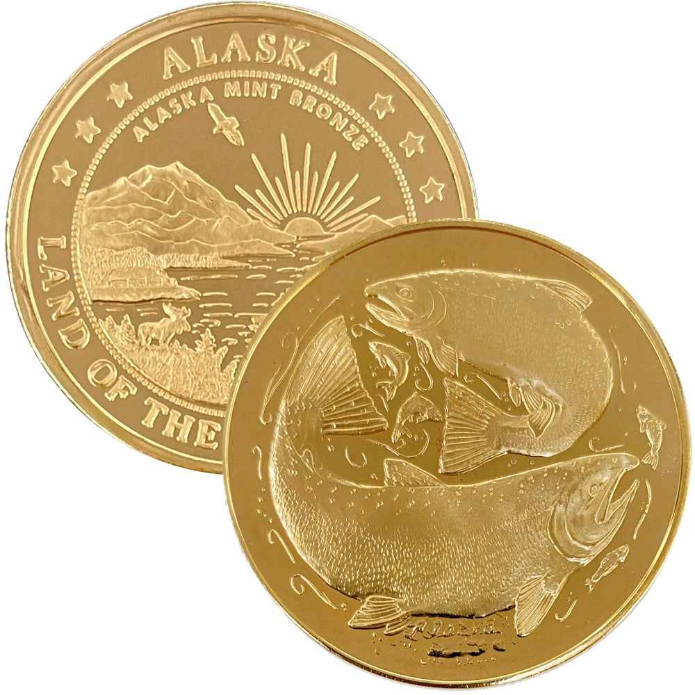 King Salmon Medallion Bronze