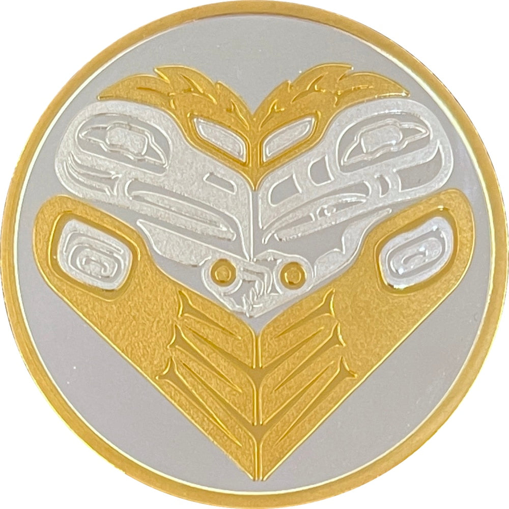 Totemic Love Bird Medallion Bronze