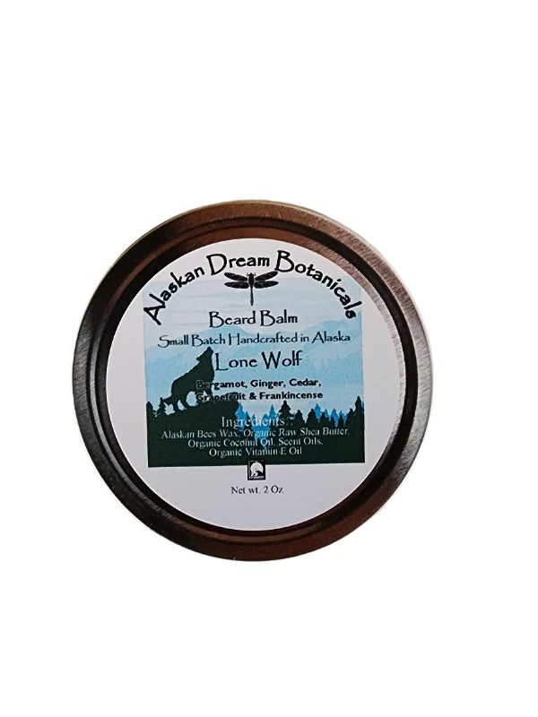 Lone Wolf Beard Balm– Bergamot, Ginger, Cedar Wood & Frankincense