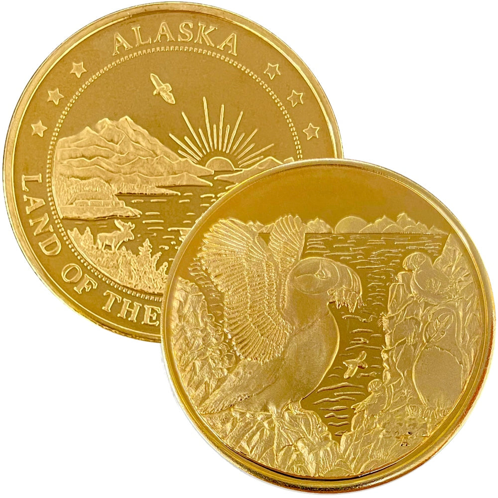 Puffin Medallion Bronze