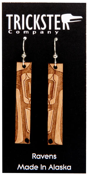 Trickster Co. Alderwood Bar Earrings