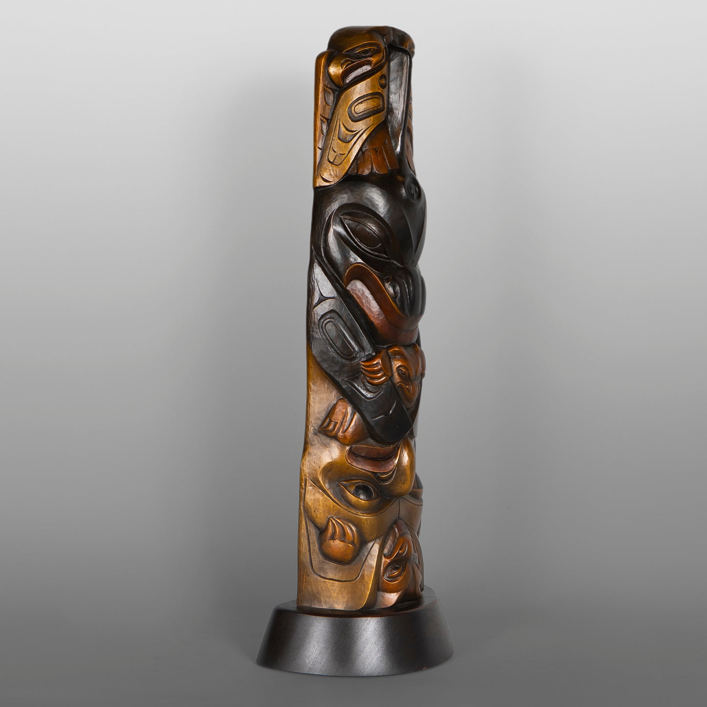 Limited Edition Bronze Sculpture – "Kéet" by Tlingit artist Preston Singletary (C)