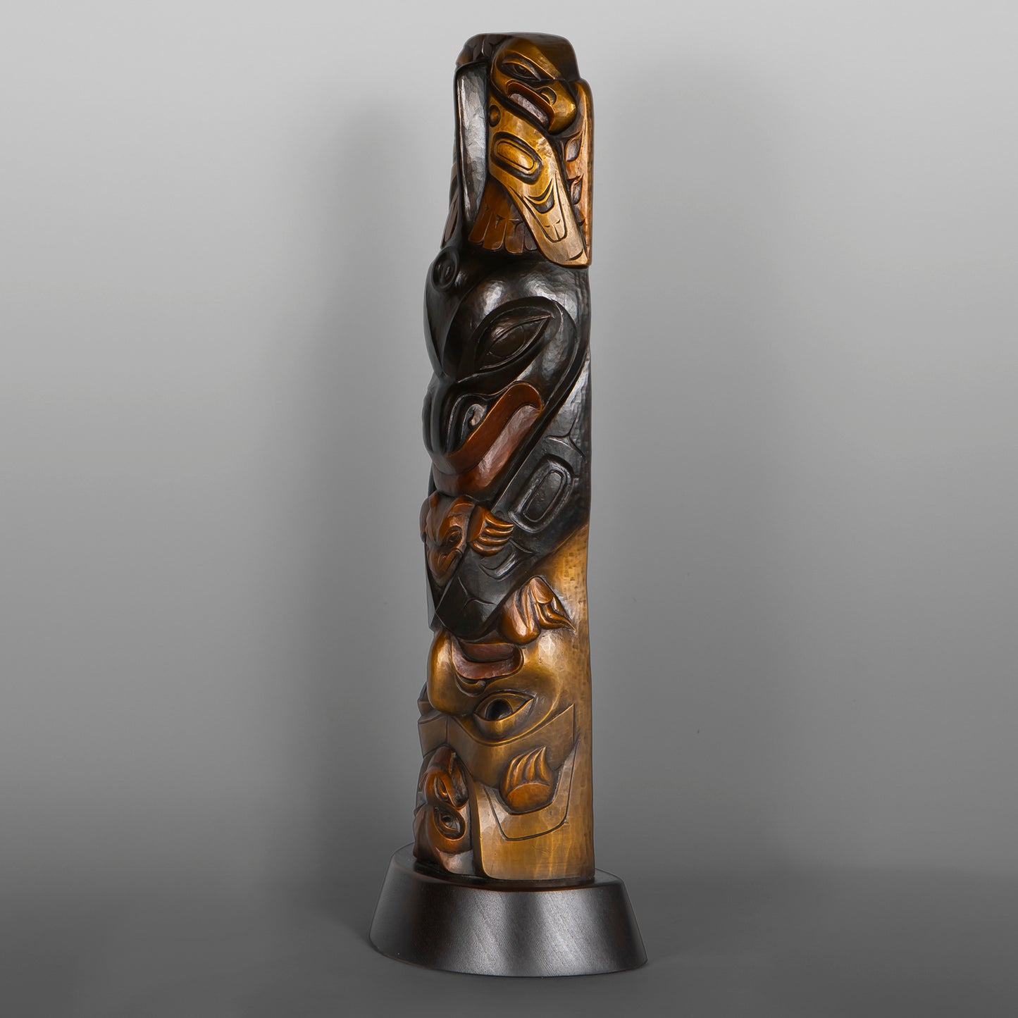 Limited Edition Bronze Sculpture – "Kéet" by Tlingit artist Preston Singletary (C)