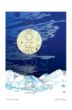 Matted Mountain View by Tlingit Artist Mark Preston