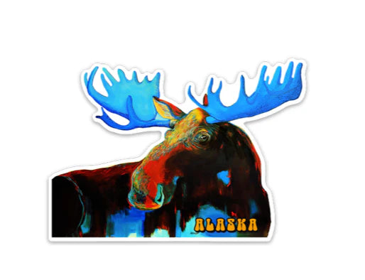 Modern Moose Sticker - Sevigny Studios