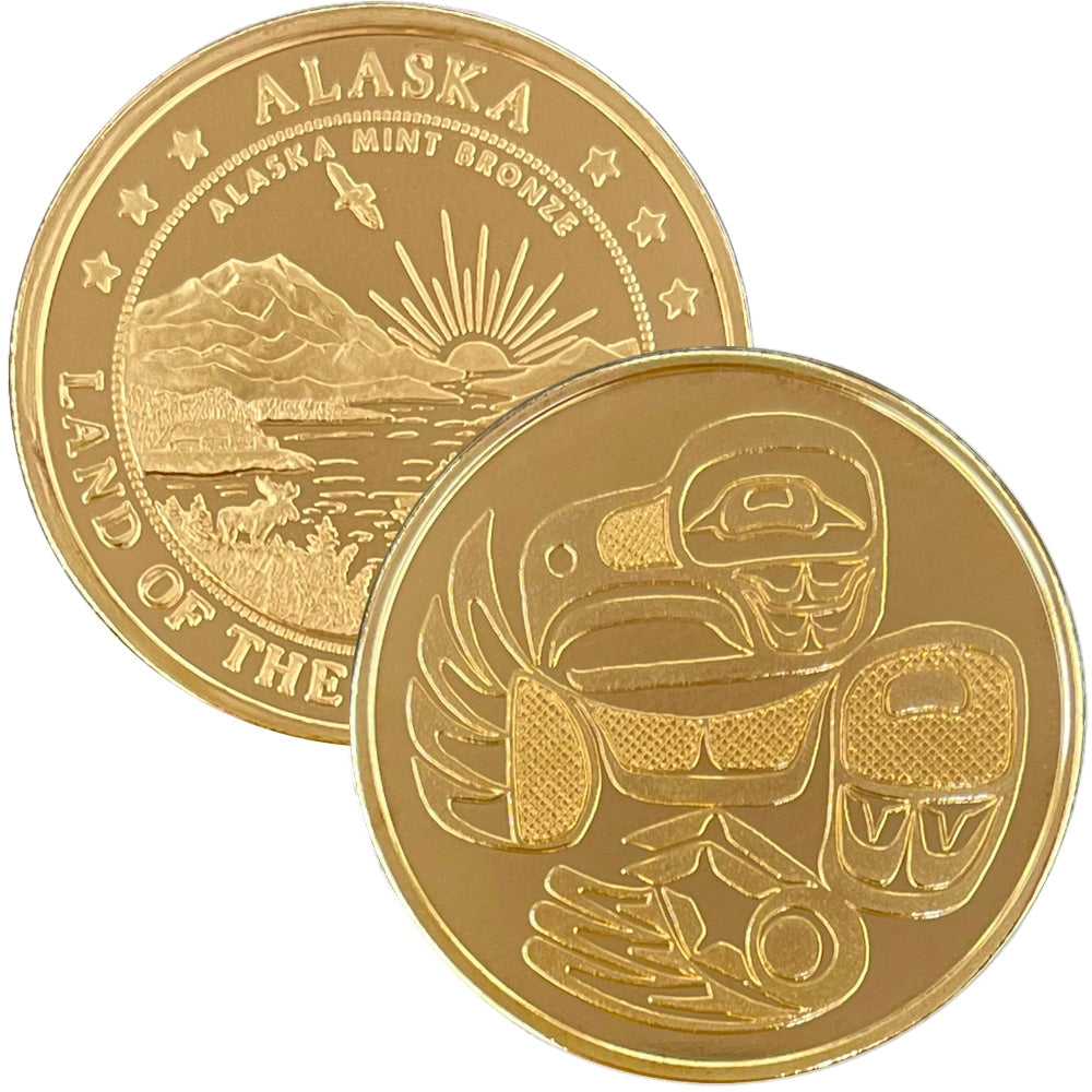 Totemic Eagle Medallion Bronze