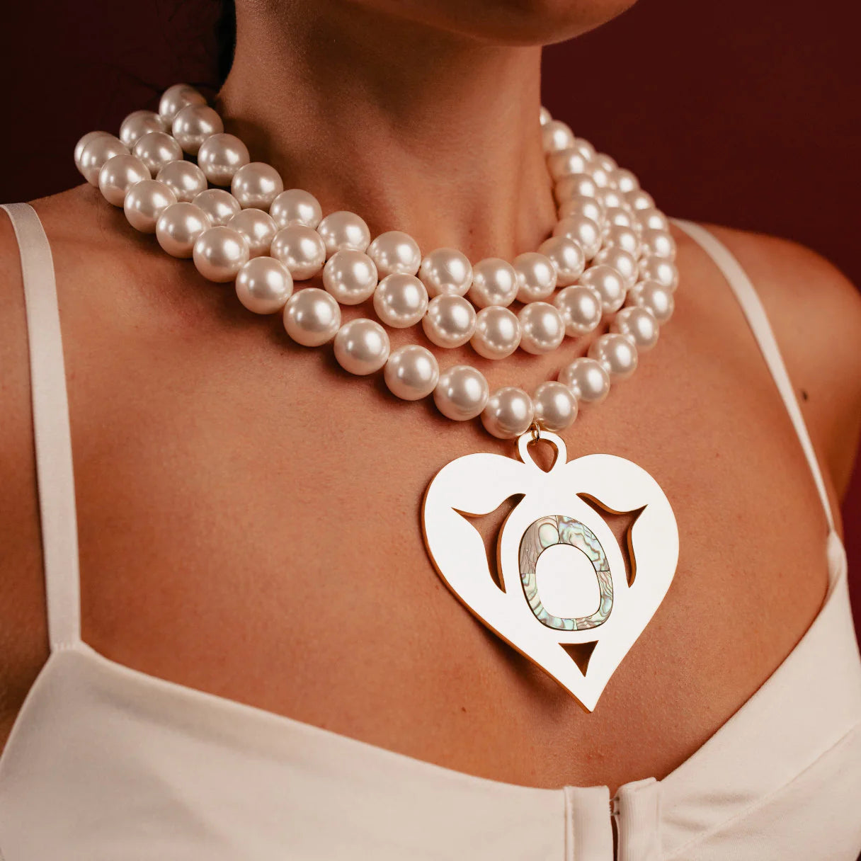 The Weight of Her Love Necklace - 14k Gold