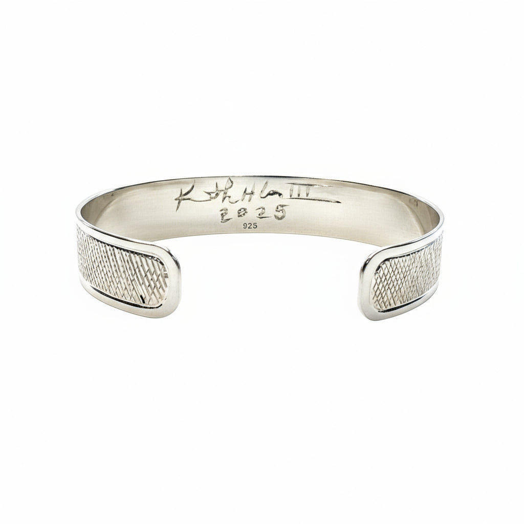 Ken Lea Bracelet Silver 1/2" - Spreadwing Eagle