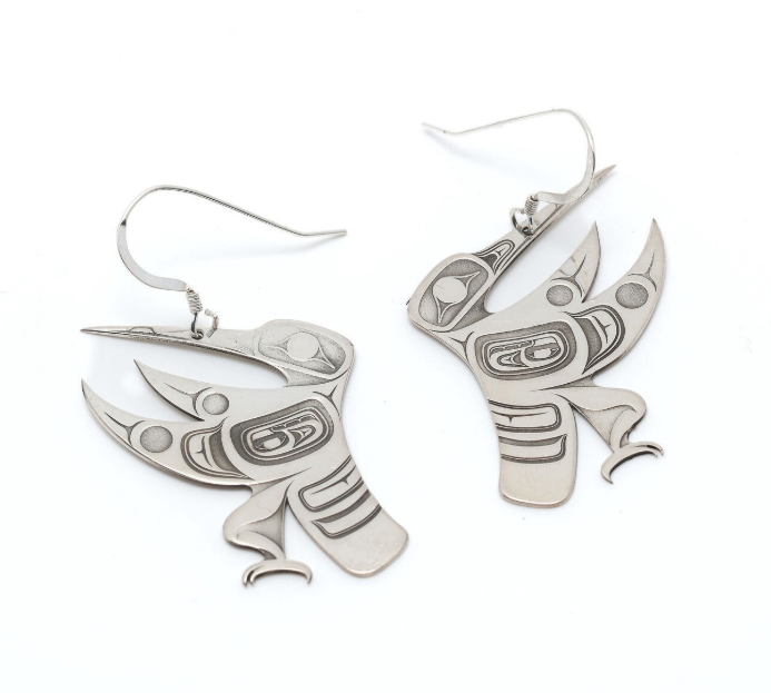 Terrence Campbell Earrings Silver - Hummingbird