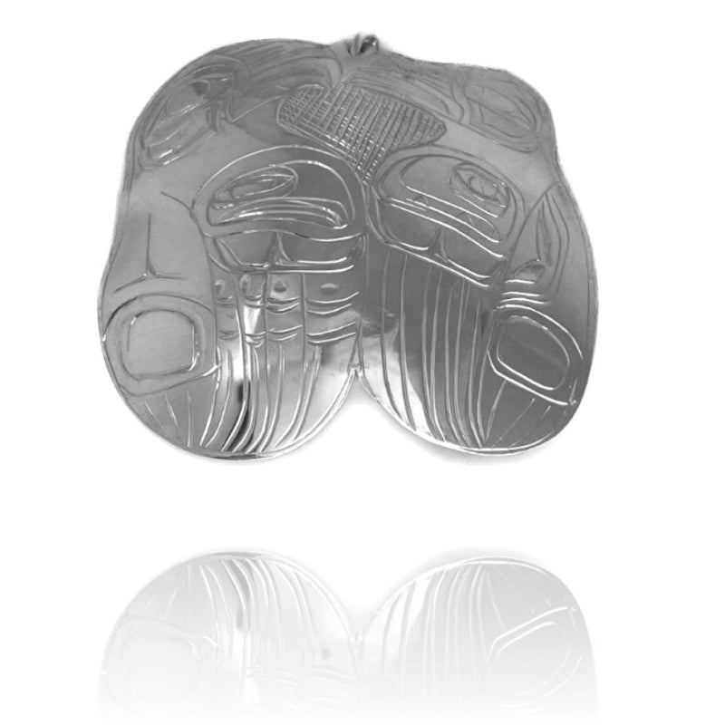 Gene Chilton Pendant Silver - Lovebirds