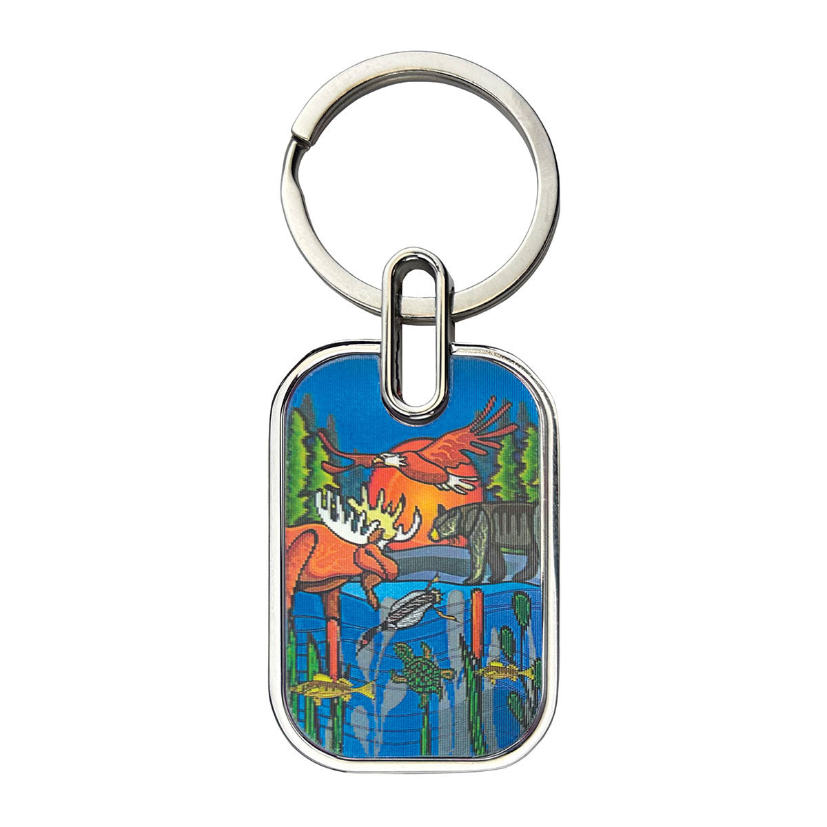 Lenticular Keychain - All My Relatives (Indinawemaaganidag