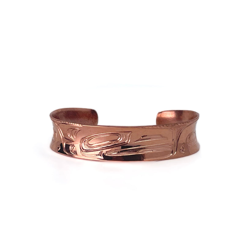 Samuel Sheakley Bracelet 3/4" Anticlastic Copper (Raven)
