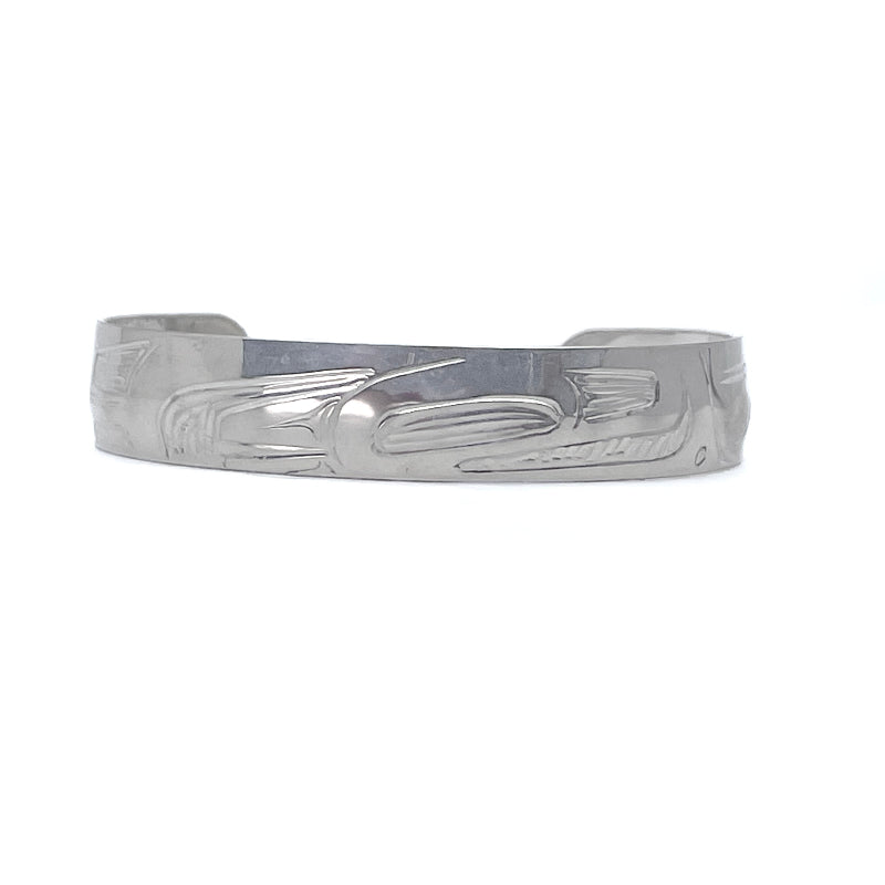 Samuel Sheakley Bracelet 1/2" Silver (Abstract Formline)